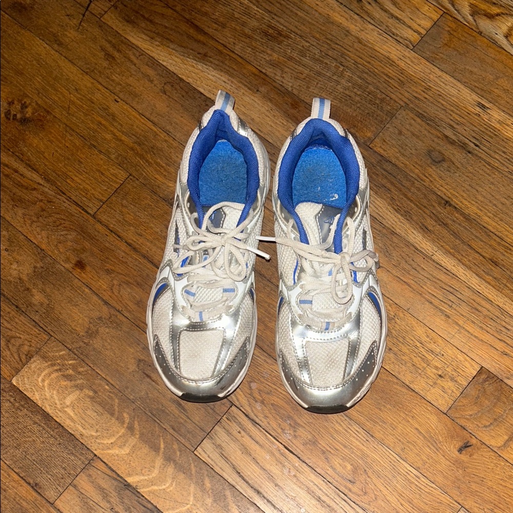 Avia Silver and Blue Sneakers